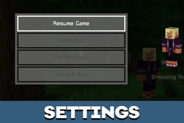 Settings from Bloodthirst Texture Pack for Minecraft PE