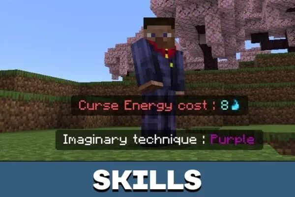 Skills from Sorcerers Showdown Mod for Minecraft PE