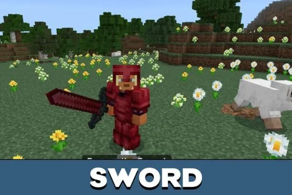 Sword from Deathnerite Mod for Minecraft PE