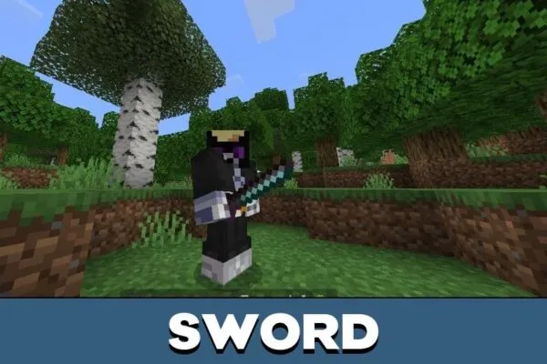 Sword from Old Nighty Wolf mod for Minecraft PE