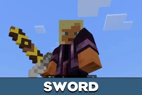 Sword from Paleoenvironment Mod for Minecraft PE