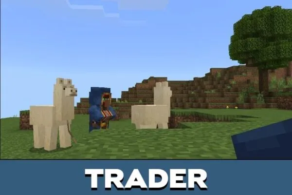 Trader from Mobs Animation Mod for Minecraft PE