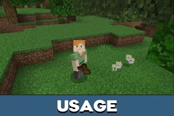 Usage from VeinCapitator Mod for Minecraft PE