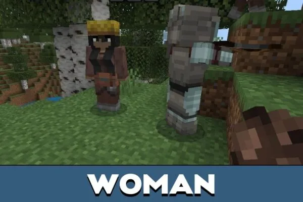 Woman from Human Era Villagers Texture Pack for Minecraft PE