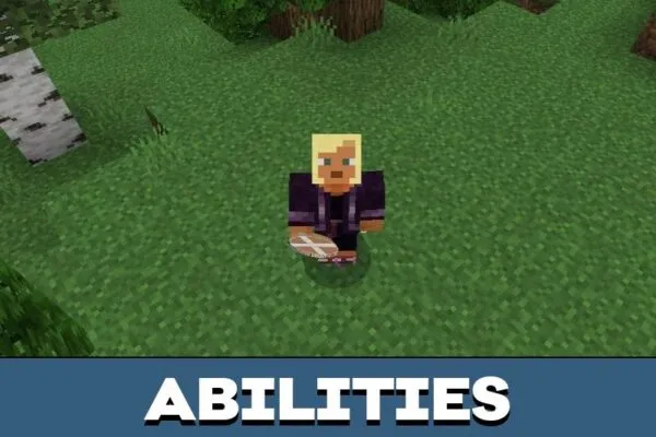 Abilities from Shikanoko Nokotan Mod for Minecraft PE