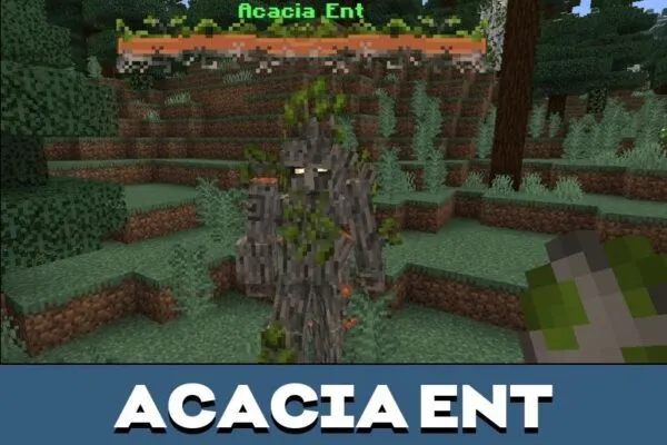 Acacia Ent from Treefolk Guardians Mod for Minecraft PE