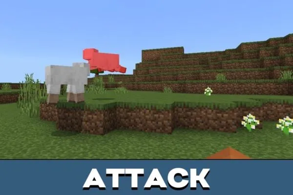 Attack from Auto Inventory Mod for Minecraft PE