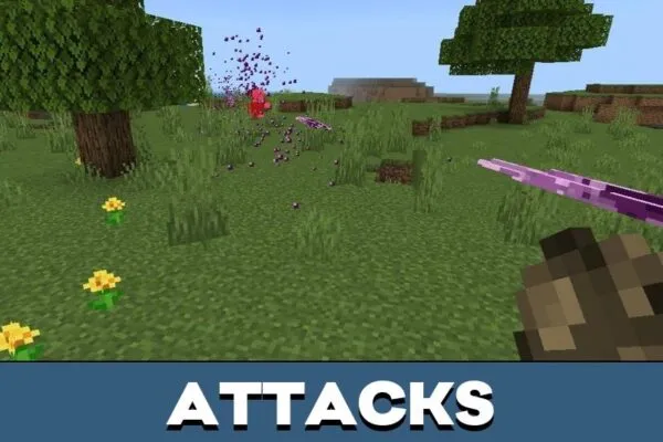 Attacks from End Dangers Mod for Minecraft PE