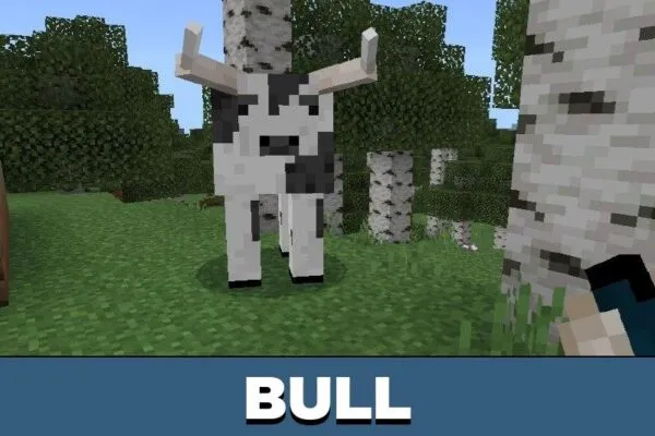 Bull from Domestic Pets Mod for Minecraft PE