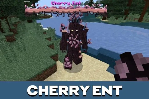 Cherry Ent from Treefolk Guardians Mod for Minecraft PE