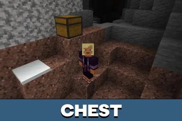 Chest from Lootr Bedrock Edition Mod for Minecraft PE