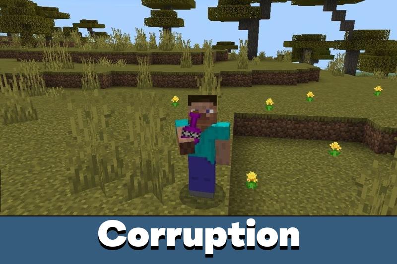 Corruption Mod for Minecraft PE