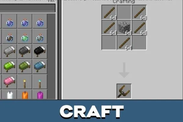 Craft from Express Transport Mod for Minecraft PE