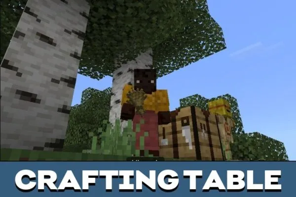 Crafting Table from Target Dummy Mod for Minecraft PE