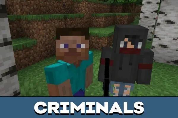 Criminals from City Mobs Mod for Minecraft PE