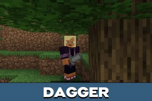 Dagger from Spartan Weapons Mod for Minecraft PE