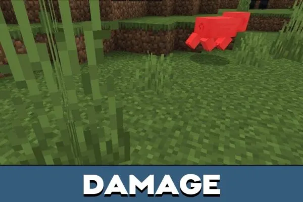 Damage from Auto Inventory Mod for Minecraft PE