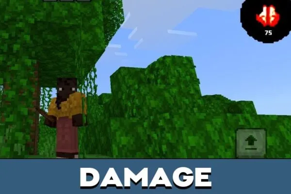 Damage from Sanity Mod for Minecraft PE