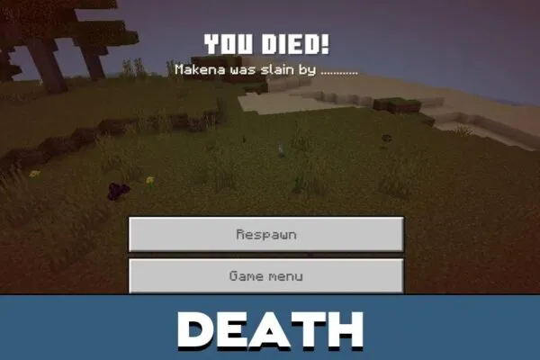 Death from Corruption Mod for Minecraft PE