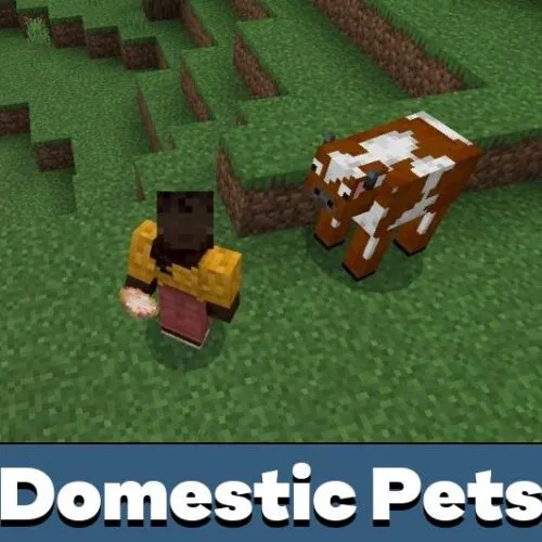 Domestic Mobs Mod for Minecraft PE