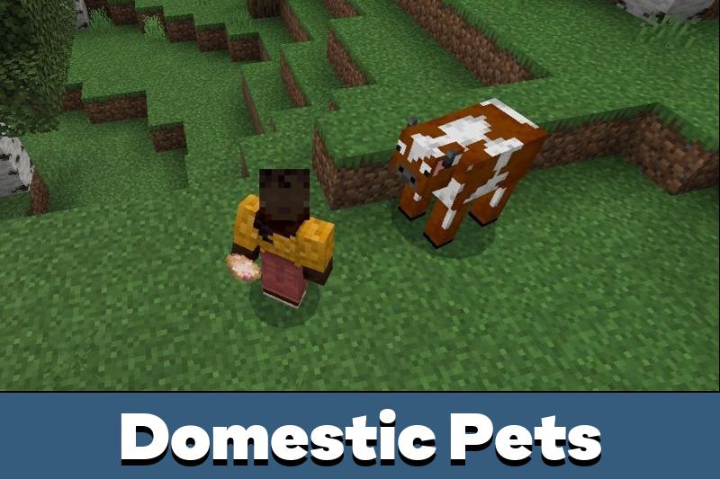 Domestic Mobs Mod for Minecraft PE