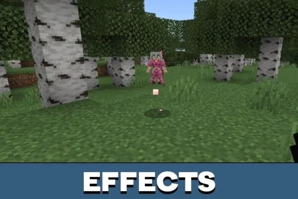 Effects from Fairy Mystery Mod for Minecraft PE