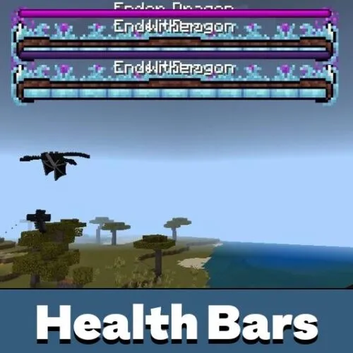 Ender Dragon and Wither Health Bars Texture Pack for Minecraft PE