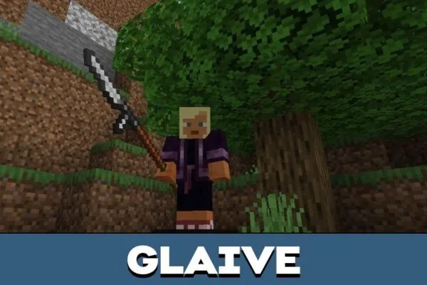 Glaive from Spartan Weapons Mod for Minecraft PE