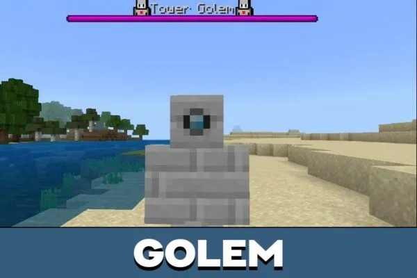 Golem from Survival Towers Mod for Minecraft PE