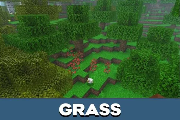 Grass from AtNet Shader for Minecraft PE