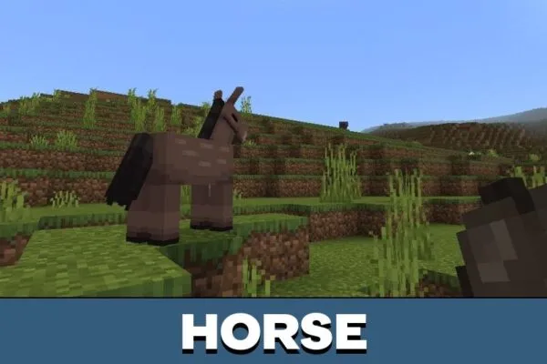 Horse fromTxymes Cottagecore Texture Pack for Minecraft PE