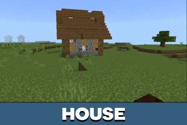 House from Ruin Structures Mod for Minecraft PE