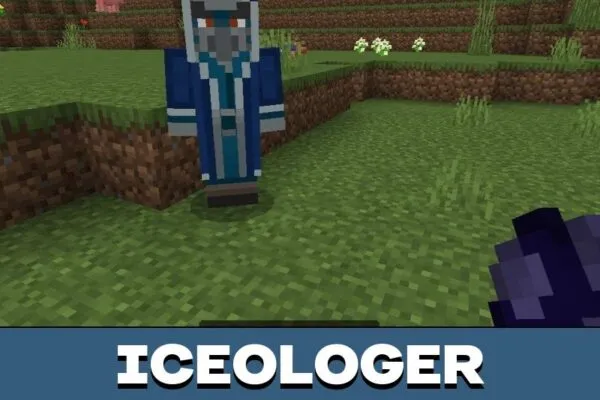 Iceologer from Forgotten Mobs Mod for Minecraft PE