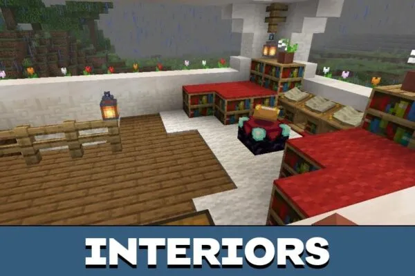 Interiors from City Roman Style Map for Minecraft PE