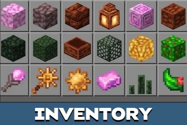 Inventory from Cataclysmical Mod for Minecraft PE