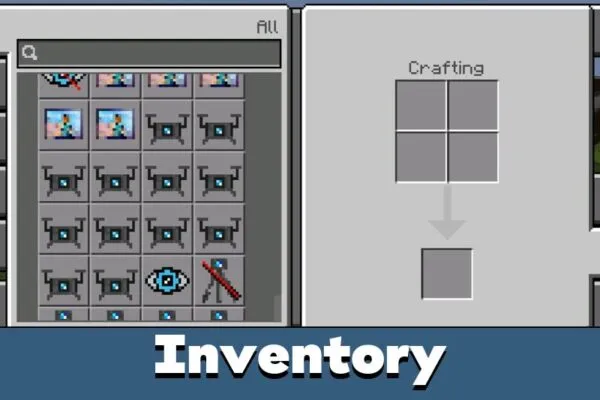 Inventory from Camera Mod for Minecraft PE