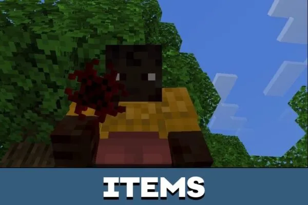 Items from Biological Infestation Mod for Minecraft PE