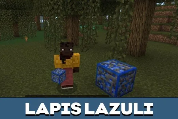 Lapis Lazuli from Ore Borders Texture Pack for Minecraft PE