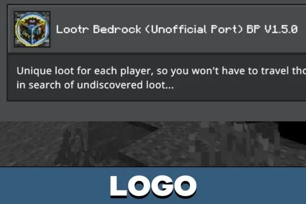 Logo from Lootr Bedrock Edition Mod for Minecraft PE