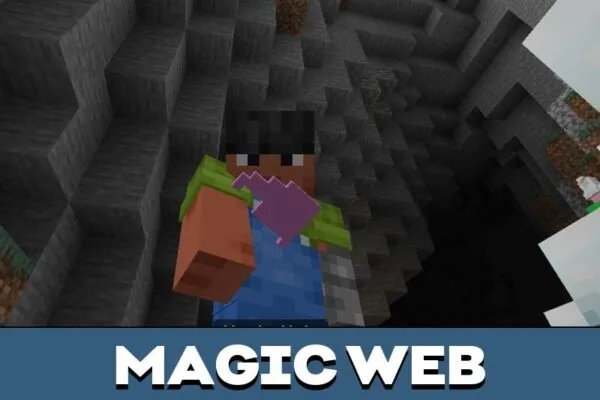 Magic Web from Gnome Mod for Minecraft PE