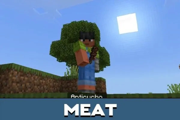 Meat from Peru Food Mod for Minecraft PE