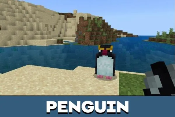 Penguin from Forgotten Mobs Mod for Minecraft PE