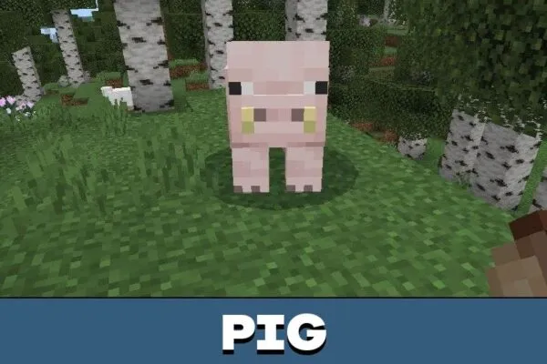 Pig from Domestic Pets Mod for Minecraft PE