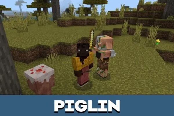 Piglin from Better Mobs Texture Pack for Minecraft PE