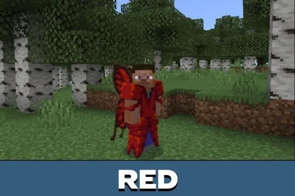 Red Wings from Fairy Mystery Mod for Minecraft PE