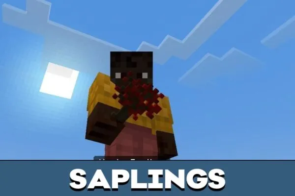 Saplings from Bum Crops Mod for Minecraft PE