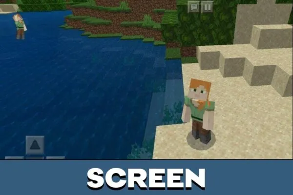 Screen from California Gurls Meme Texture Pack for Minecraft PE