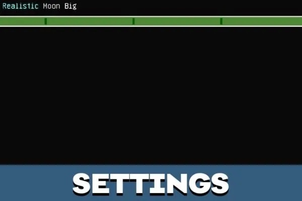Settings from Moon Texture Pack for Minecarft PE