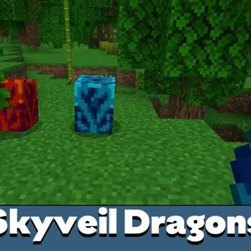 Skyveil Dragons Mod for Minecraft PE