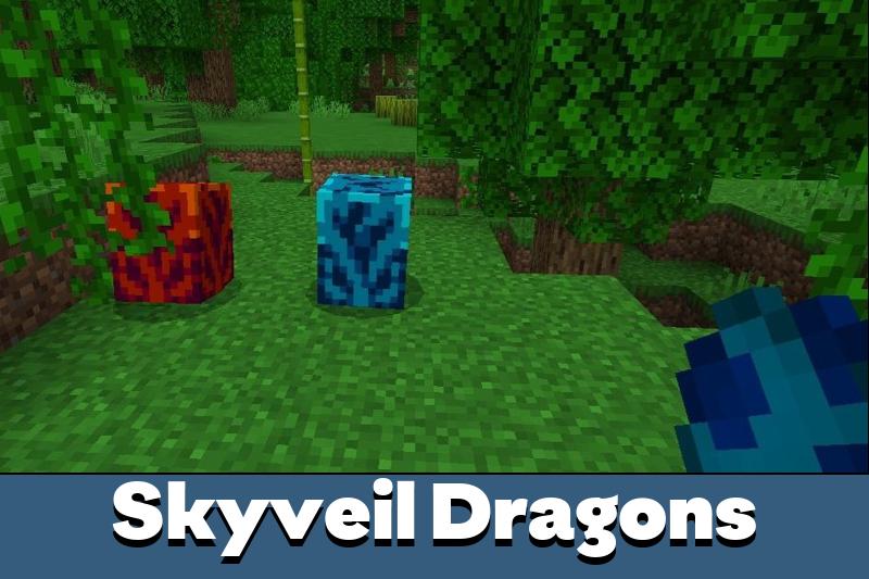 Skyveil Dragons Mod for Minecraft PE